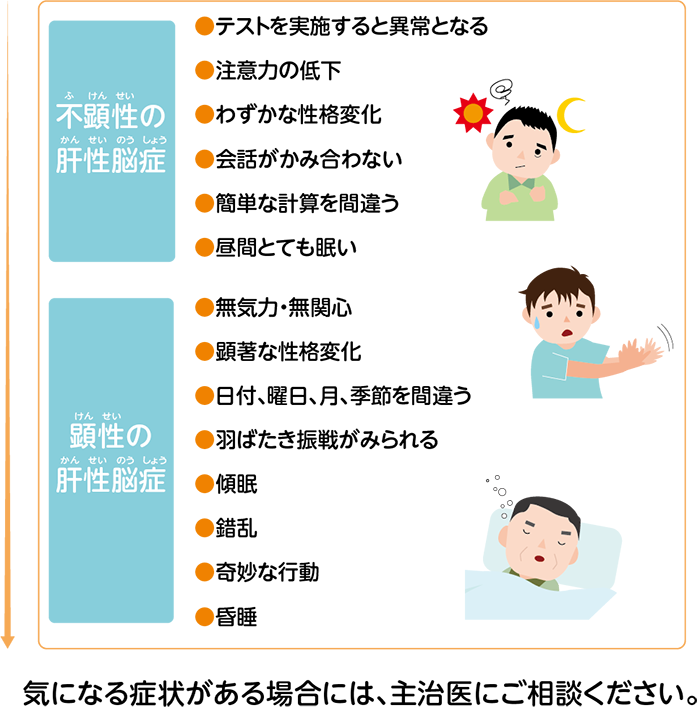 肝性脳症の症状 - 肝臓の病気にかかると出現する症状 | よくわかる肝臓の病気「疾肝啓発」